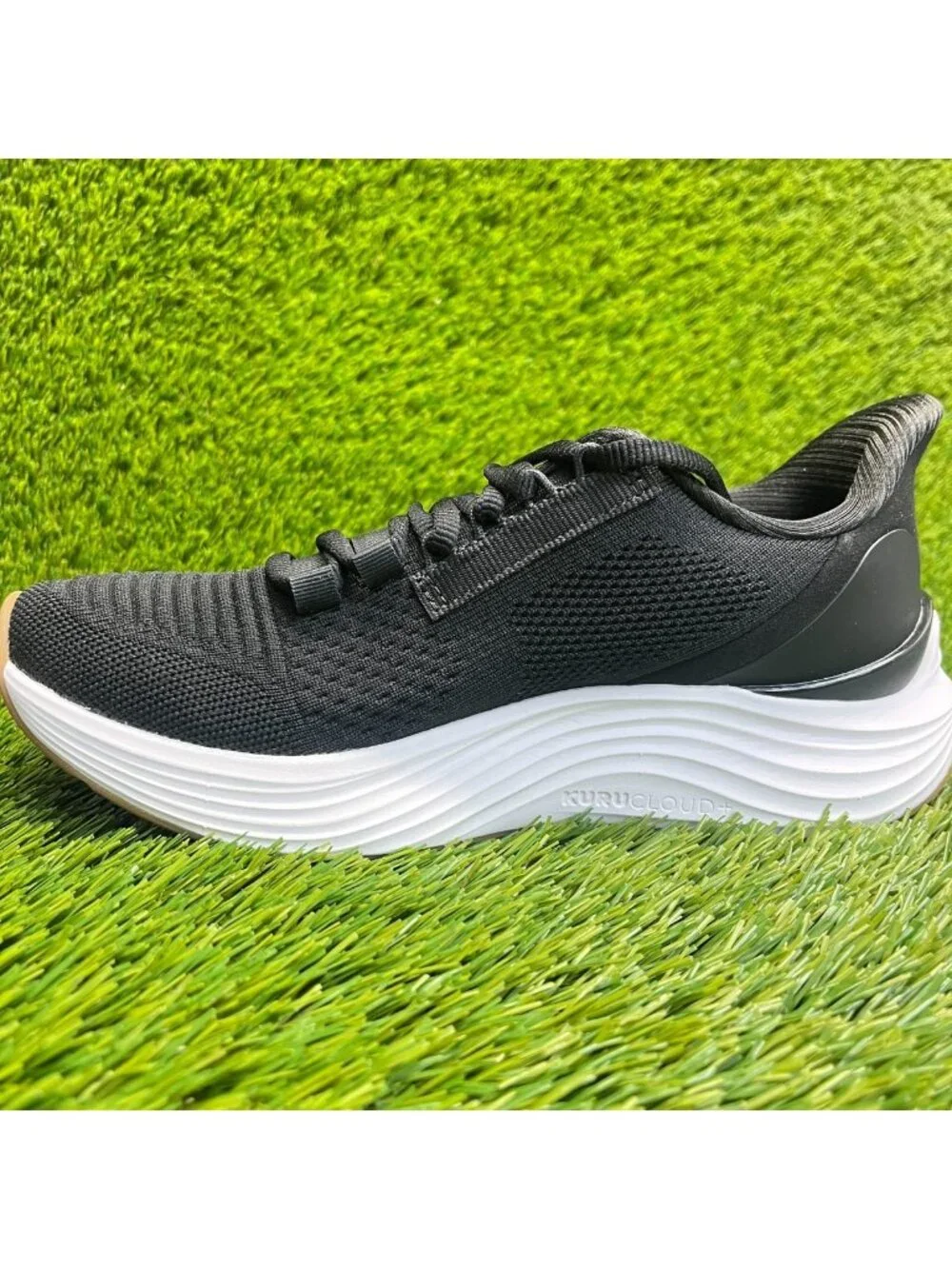 Kuru Atom 2 Womens Size 6.5 Black White Athletic Running Walking Shoes Sneakers